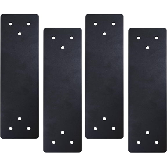 4pcs 3x10 Straight Steel Flat Mending Plate with HolesJoining Brackets, Connecting Brackets, I Strap. Metal Plate with Holes, Straight Flat Plate for Truss Framing.
