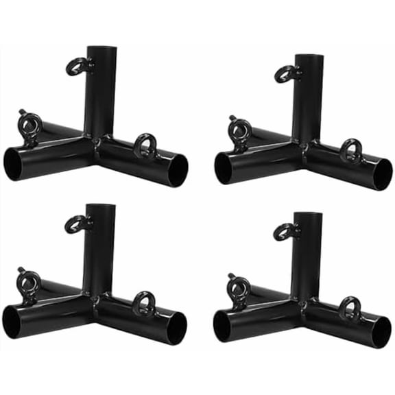 4pcs 4 Way 2" Corner Canopy Fitting - Cage Frame Corner Kit for Golf Basebal Batting Cage$$Garden & Patio
