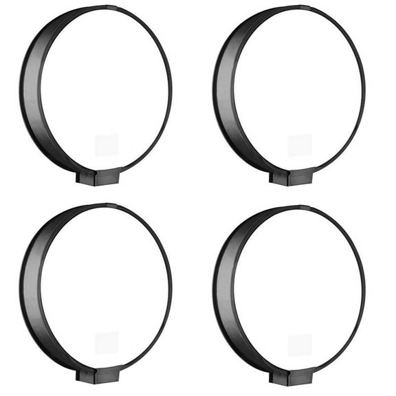 4pcs 40cm Round Universal Portable Speedlight Softbox Flash Diffuser On-Top Soft Box for Camera
