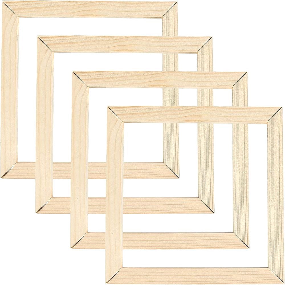 Frame Stretcher 4pcs 4pcs 30.1cm Wooden Canvas Stretcher Frames Solid Wood Stretcher ...