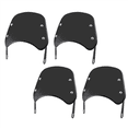 thumbnail image 1 of 4pcs 5-7 Inch Motorcycle Headlight Windshield Wind Deflector Windscreen Universal for, 1 of 8