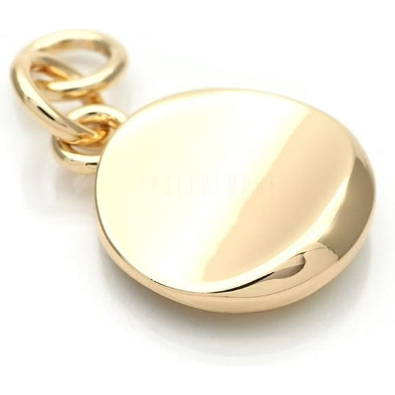 CRAFTME STUDIO 5/8 Inch Zipper Pull Tap Coil Zip Puller Quality Metal Zip Puller for Bag, Purse Craft and Sewing, 4 Pieces (Gold) VT326