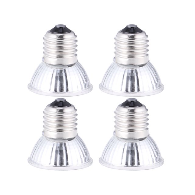 4pcs 50W uvb+uva3.0 Reptile Lamp Bulb Turtle Basking UV Light Bulbs