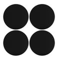 thumbnail image 1 of 4pcs 50mm Black Aluminum Alloy Car Wheel Center Hub Cap Emblem Decal Sticker, 1 of 4