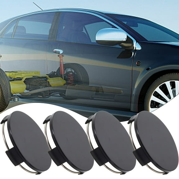 4pcs 59mm / 65mm Universal Car Wheel Centre Hub Cover Center ABS Rims Cap Black
