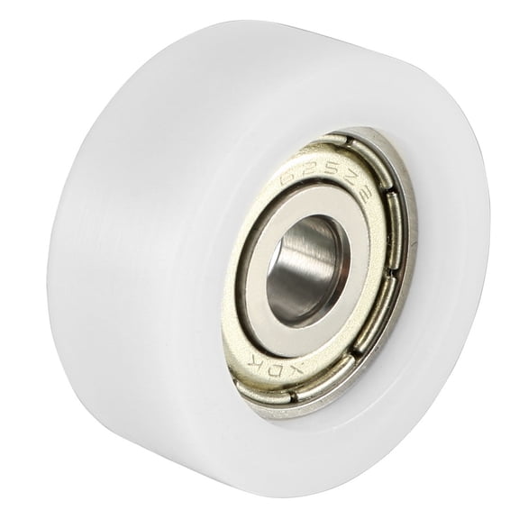 4pcs 5x22x9mm Roller Idler Bearing Pulley Sliding Conveyor Wheel White