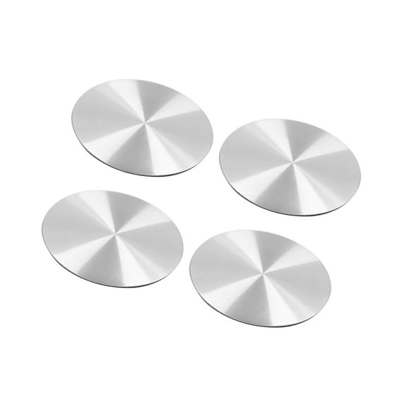 4pcs 60mm Auto Car Wheel Center Hub Cap Sticker Emblem Badge Decal Silver Tone