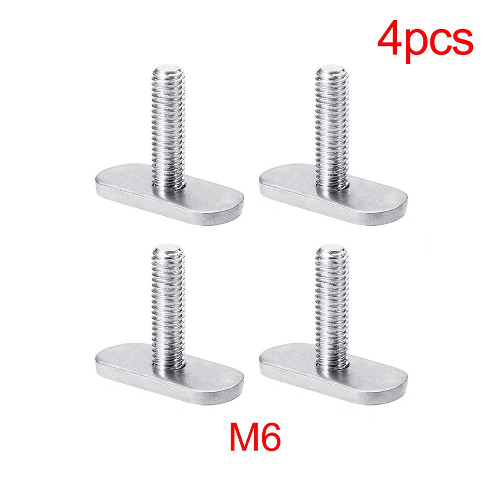 4pcs/6pcs Kayak Canoe Boat Screws Nuts Rail Track Hardware Gear Mounting Screws