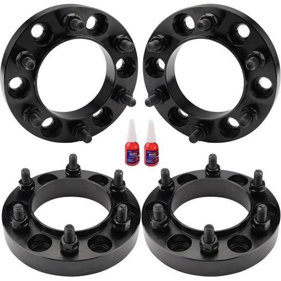 4pcs 6x5.5 Hubcentric Wheel Spacers 1 Inch for 1995-2023 Tacoma 4Runner, 6x139.7mm with 12x1.5 Studs 106mm Center Bore Forged Wheel Spacer for Tundra FJ Cruise Fortuner Sequoia GX460 GX470