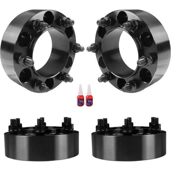 4pcs 6x5.5 Hubcentric Wheel Spacers 2 inch for 1995-2023 Tacoma 1989-2024 4Runner, 6x139.7mm Wheel Spacer with 12x1.5 Studs 106mm Bore for Tundra FJ Cruiser Fortuner Sequoia GX460 GX470