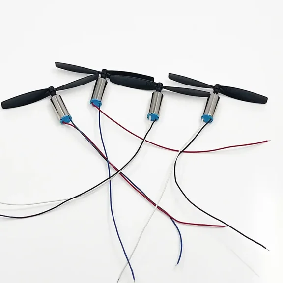 4pcs 716 7mm*16mm 2CW 2CCW Micro Coreless Motor Engine Blades Propeller DC 3.7V 55000RPM High Speed DIY RC Mini Drone Quadcopter