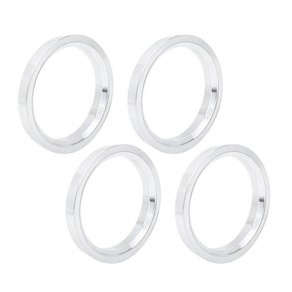 4pcs 73.1 mm to 60.1 mm Aluminium Alloy Car Hub Centric Rings Wheel Bore Spacer