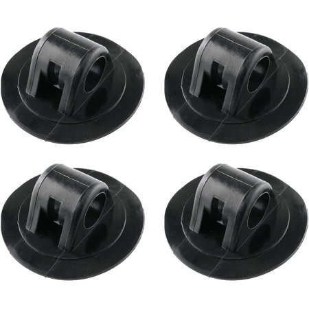 4pcs 75mm Rubber Boat Motor Fixing Bracket Buckle Inflatable Boat Kayak Motor Fixed Bracket Buckle Propeller Motor Mount Seat Outboard Engine Buckle