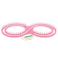 thumbnail image 1 of 4pcs 8 Shape Loom knitting Board DIY s Knitting s Pink, 1 of 9