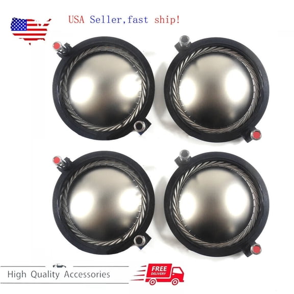 4pcs 8 ohms Diaphragm for AudioPipe APFD-320T-ND-VC, APFT-360T-VC Driver USA