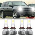 thumbnail image 1 of 4pcs 9005 9006 LED Headlight Bulbs For Hyundai Sonata 1996 1997 1998 Combo HB3 HB4 High Low Beam Kits 6000K Bright White, 1 of 7