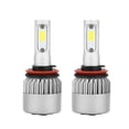 thumbnail image 1 of 4pcs 9005+H11 COB LED Headlight Conversion Kit Pure White 6500K, 1 of 14
