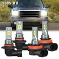 thumbnail image 1 of 4pcs 9005 H11 LED Headlight Bulbs Light for GMC Sierra 1500 6000K 2007 2008 2009 2010 2011 2012 2013 White Super Bright, 1 of 11