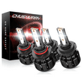 thumbnail image 1 of 4pcs 9005 H7 For Subaru Tribeca 08-14 LED Headlight High Low Beam Bulbs White Kit，CHUSYYRAY, 1 of 11