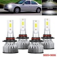 thumbnail image 1 of 4pcs 9005 High Beam 9006 Low Beam For Chevrolet Blazer 1995-2005 LED Headlight Bulbs 6000K Super Bright White, 1 of 8