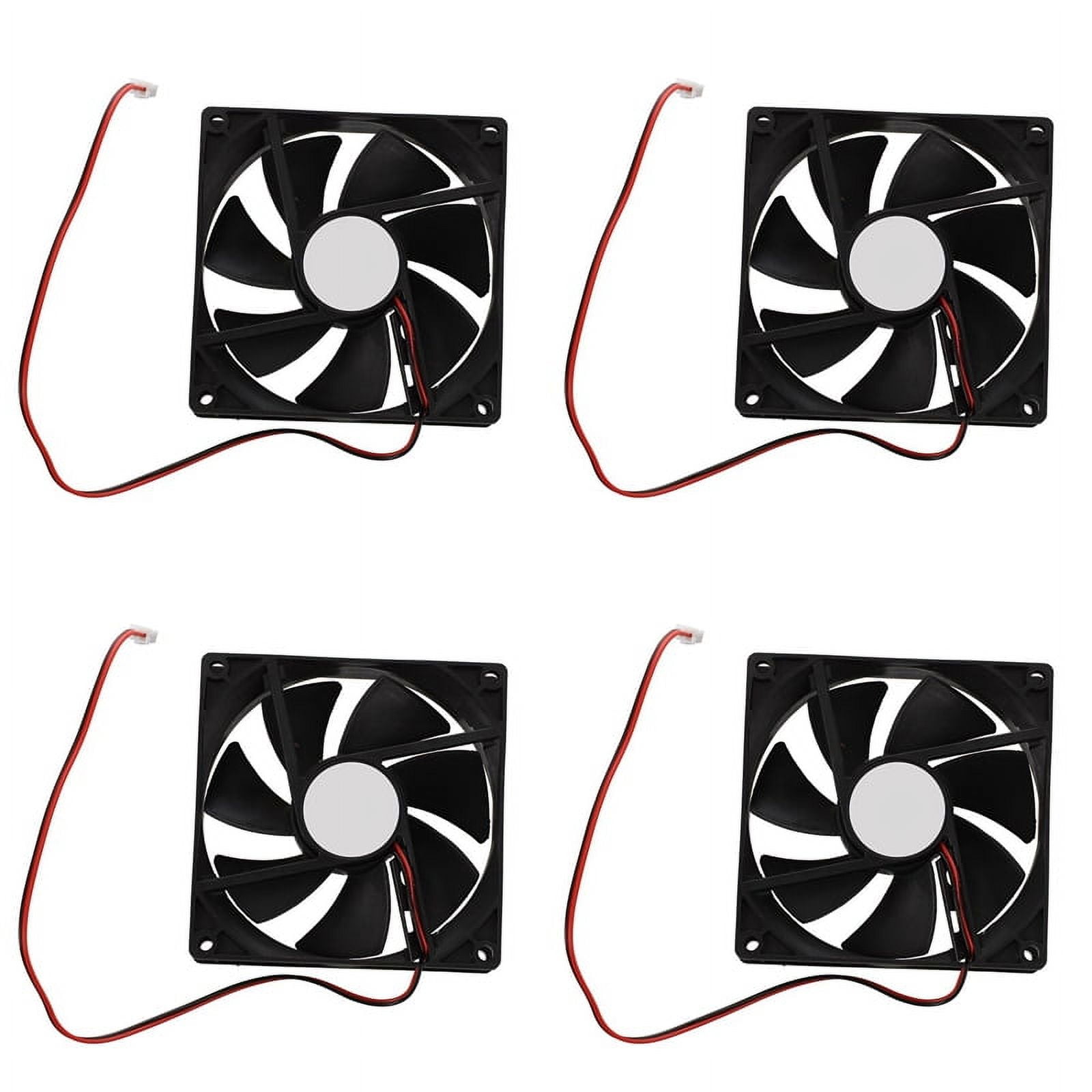4pcs 90mm X 25mm DC 12V 2Pin Cooling Fan for Computer Case CPU Cooler ...
