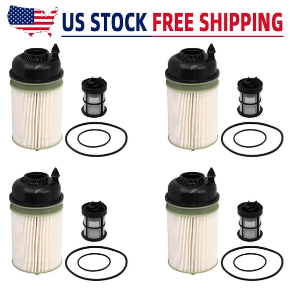 4pcs A4720921705 Fuel Filter Kit, for DD13, DD15 and DD16 Engines, Replaces FK13850NN, FK13834, A4700903151, A4720900451, A4720900551, A4720900651, 4720900451, PF9908