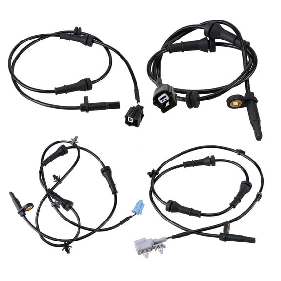 4pcs ABS Wheel Speed Sensor Front Rear Right & Left Compatible for Nissan Murano 2009-2012 AWD