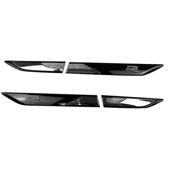 4pcs Abs Side Wing Fender Emblem Badge Stickers Cover Trim For Tiguan R-line - Car Body Decoration Accessories