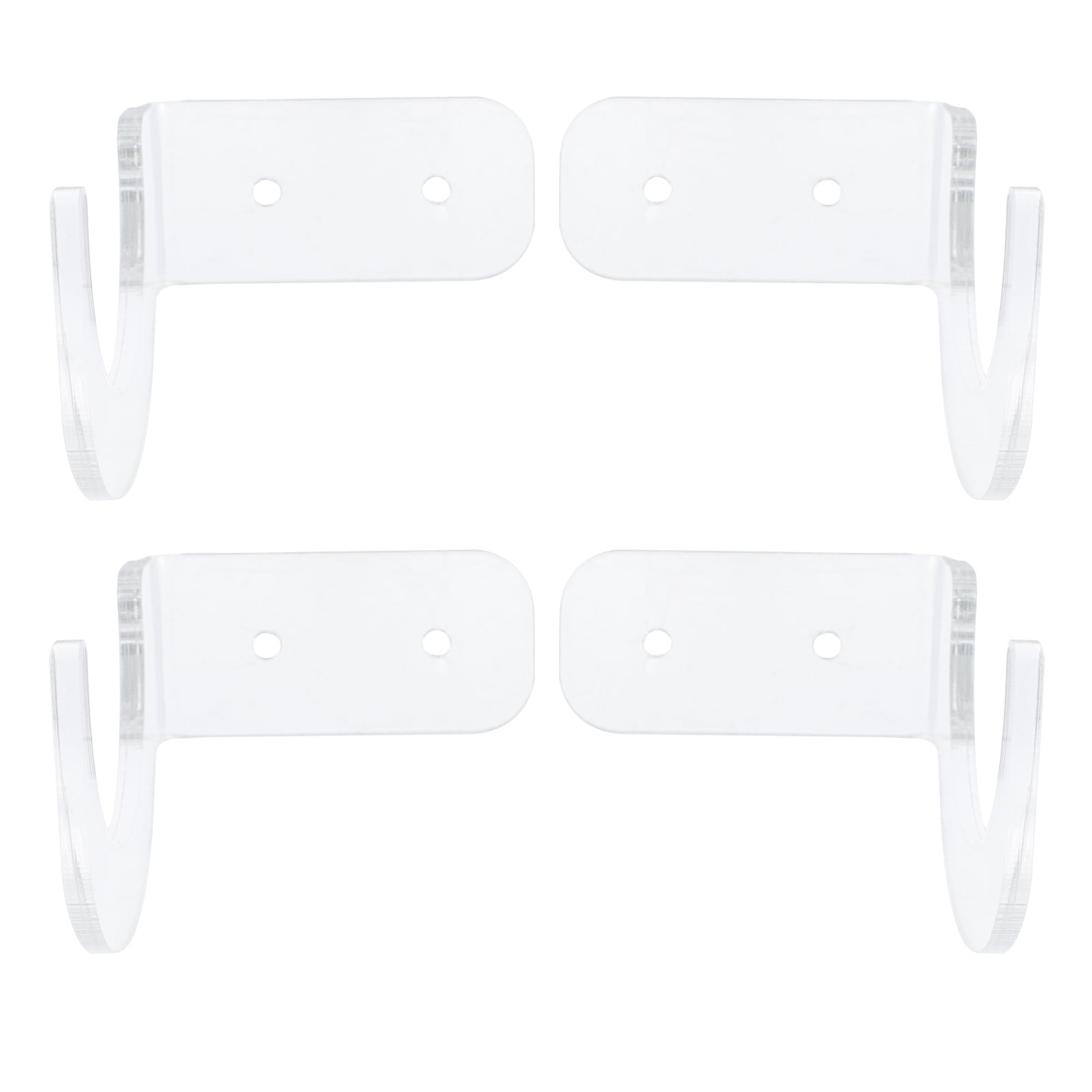 4pcs Acrylic Baseball Bat Display Holder Baseball Bat Horizontal Rack