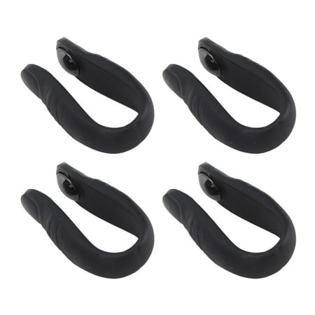 4pcs Acupressure Hand Pressure Point Clip Stress Reduction Wearable Magnets Headache Migraine Relief Black
