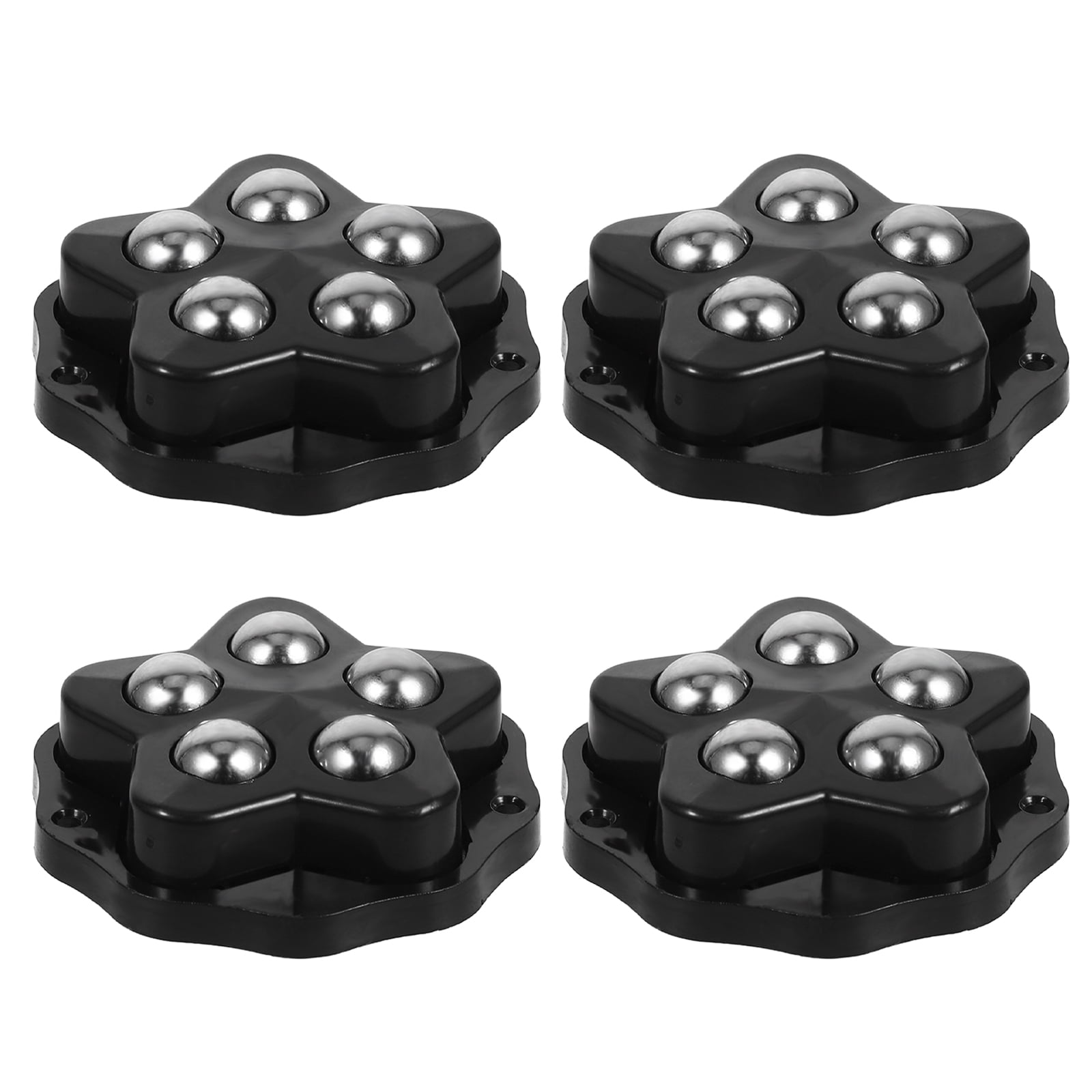 Mini Swivel Casters Wheels, DanziX 360 Degree Rotating Casters, 16
