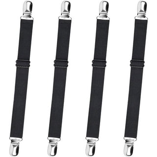 Rareccy Bed Sheet Holder Straps, Adjustable Bed Sheet Fastener and Triangle  Elastic Mattress Sheet Clips Suspenders Grippers Fasteners Heavy Duty  Keeping Sheets Place for Bedding Mattress (4 PCS) : : Home