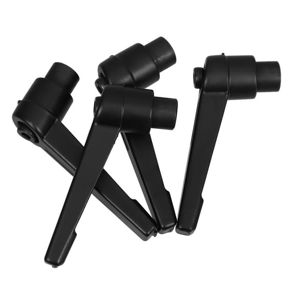 4pcs Adjustable Clamping Lever Handles X 50mm Threaded Knobs Quickly Release Ratchet Push Button Bolt Knobs Aluminum Alloy Screw Handles