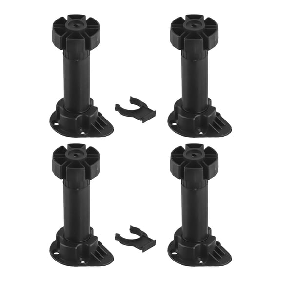 4pcs Adjustable Furniture Feet Stand 80mm 100mm 120mm For Cabinet Table Sofa Bottom Load Bearing Bracket Hardware Accessories