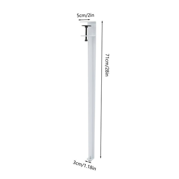 4pcs Adjustable Table Legs, Table Clamp Legs, F-Shaped Table Legs White
