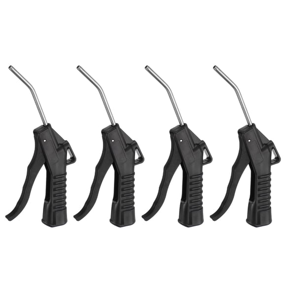 4pcs Air Blow Gun 4.25" High Flow Air Compressor Blow Gun with Angled Bent for Industrial Household Air Tools