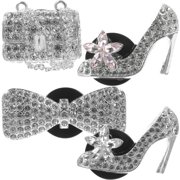 RENACLIPY Car Vent Clip with Crystal and Aromatherapy Diffuser, Stylish Air Freshener Accessory