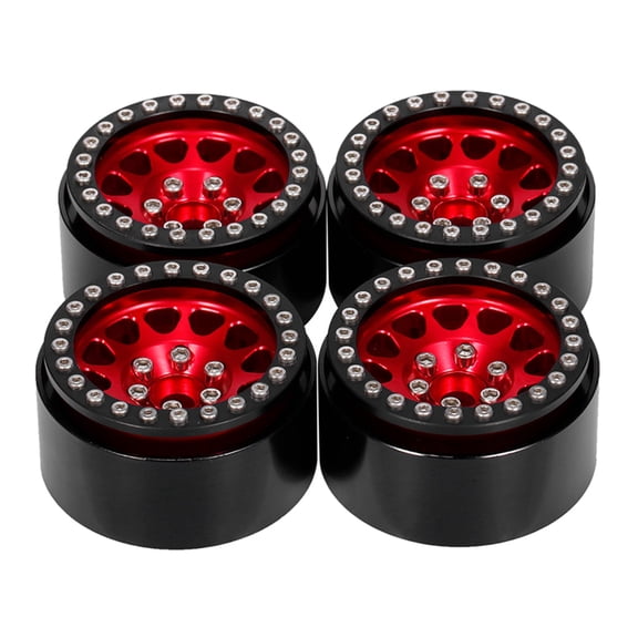 4pcs Alloy 1.9inch Wheels Rims 56mm /10th Scale Axial SCX10 II 90046 per per per D90 HPI HSP RC Car