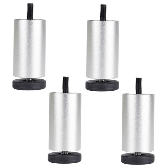 4pcs Aluminum Alloy Legs for Coffee Table Cabinet Bed 12cm