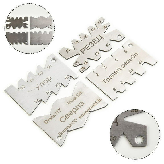 4pcs Angle Gauge Wire Cutting Stainless Iron Carbon Steel Tool Measuring Tool