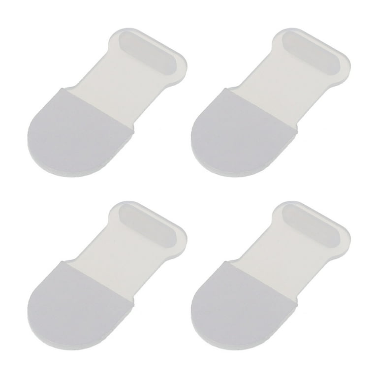 4pcs Anti-Lost Anti Dust Plug, USB Type C Port Dust Covers Cap Silicone for  Phone, Clear 
