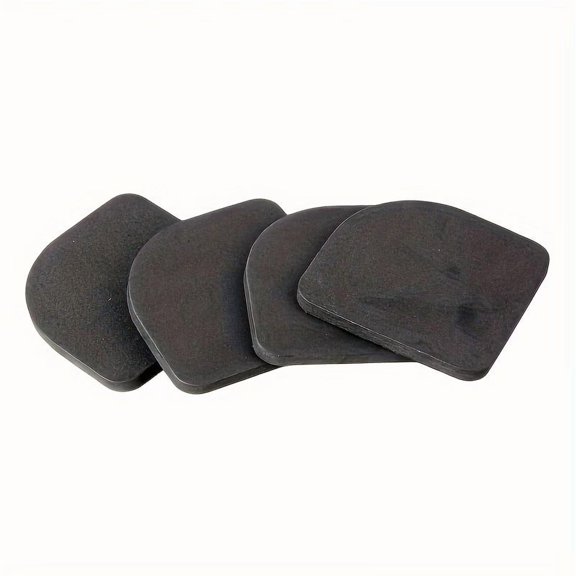 4pcs Anti-Slip Stabilizer Pads - Universal Non-Skid Furniture & Washing Machine Mat - Durable Plastic Floor Protector