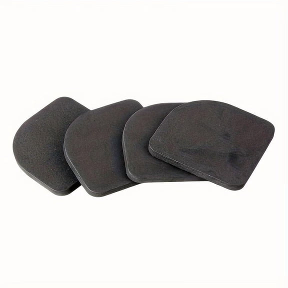 4pcs Anti-Slip Stabilizer Pads - Universal Non-Skid Furniture & Washing Machine Mat - Durable Plastic Floor Protectors