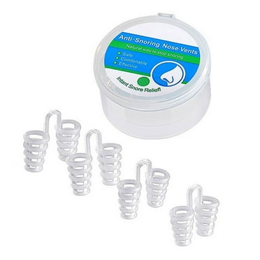 4pcs Anti Snoring Devices Stop Snoring Snore Stopper Nose Vents Nasal Dilator Ease Breathing Snoring Relief