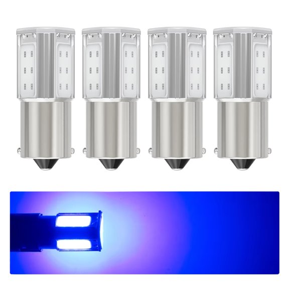 4pcs Auto Stop Turn Signals Lights for 1156 1157 BA15S BAY15D Interfaces LED Car Brake Reverse Light Easy Installation