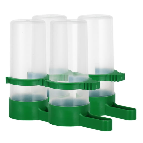 4pcs Automatic Bird Water Feeder Bird Water Dispenser For Parrots Canaries Parakeets And Small Birds Cage Accessories Outdoor And Indoor Use