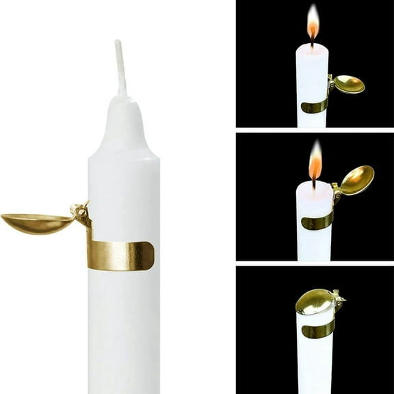 4pcs Automatic Candle Extinguisher Automatic Swedish Candle Extinguisher,Taper Automatic Candle Snuffer,Candle Care kit Candle Tools,Swedish Candle Snuffer,Trimmer