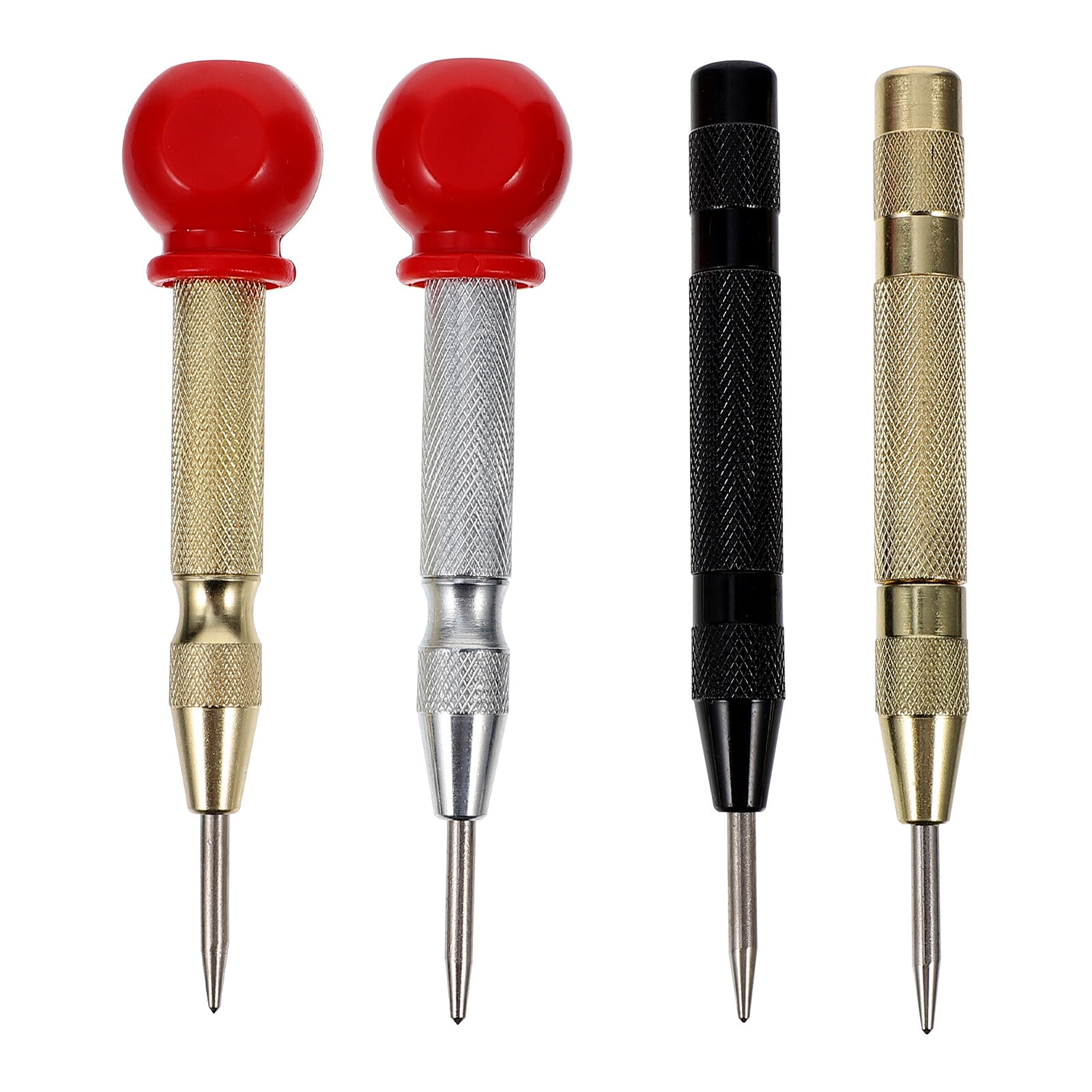 4pcs Automatic Center Hole Punch High Strength Center Punch Window