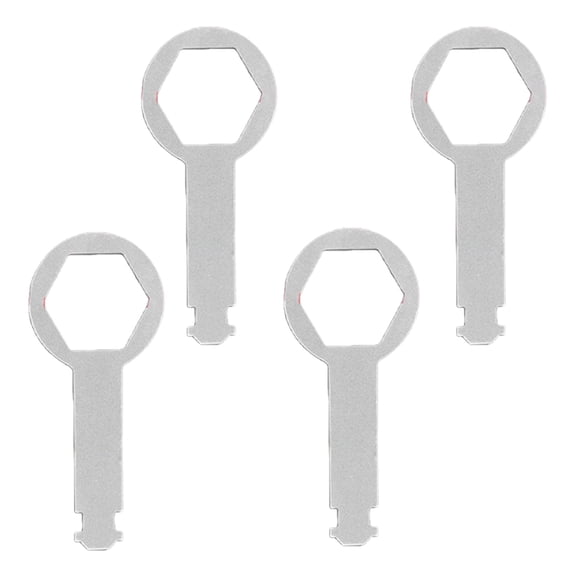 4pcs Automotive Player Removal Keys Metal Installation Accessories Vehicle Stereophonic Remover for Disc Digital Player