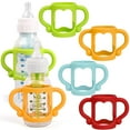 thumbnail image 1 of 4pcs Baby Bottle Handles Silicone Bottle Handles Baby Bottle Holders Easy Grip Handles, 1 of 6